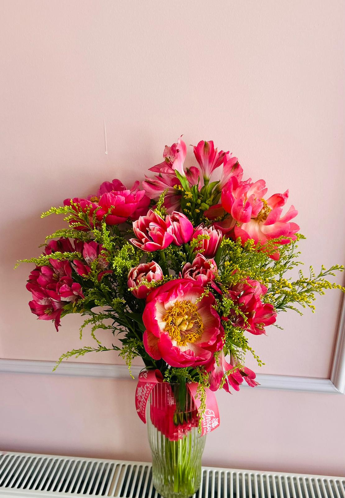 İnspire Lüks Pink Buket - Görsel 4