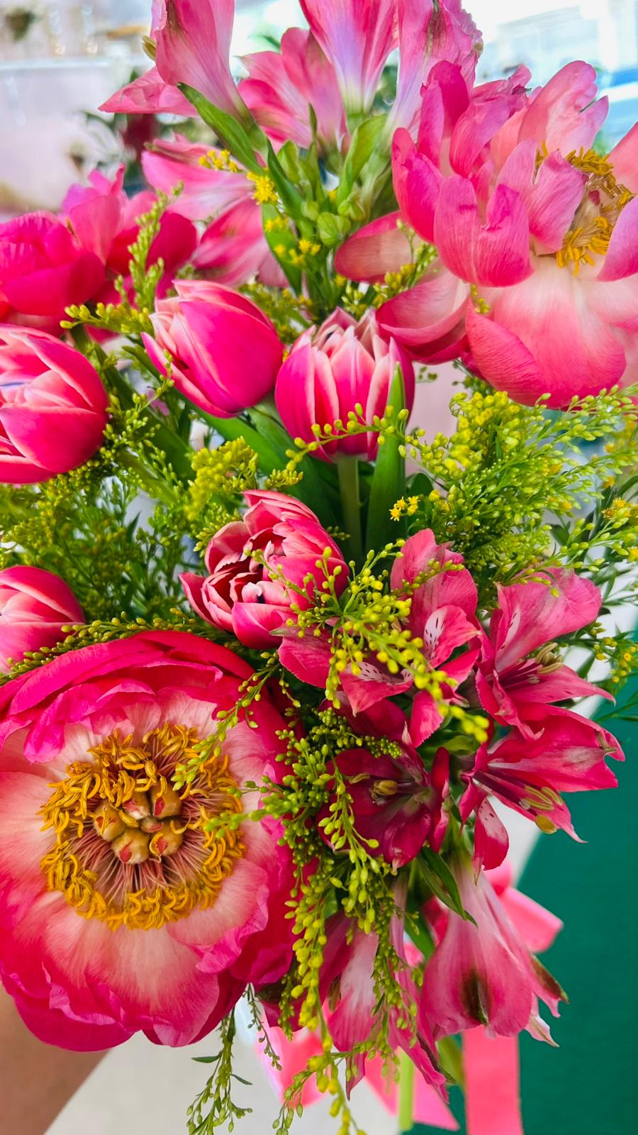 İnspire Lüks Pink Buket - Görsel 3