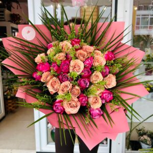 1 PRİME RENKLİ GÜL BUKETİ